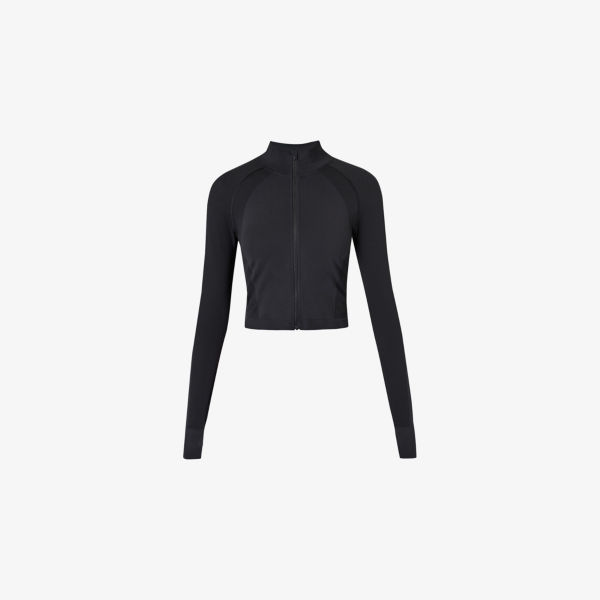 

Кроп-топ из эластичной ткани Athlete Sweaty Betty, черный