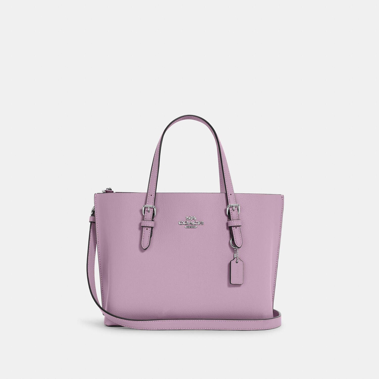 

Сумка-тоут Coach Outlet Mollie 25, цвет Silver/Ice Purple