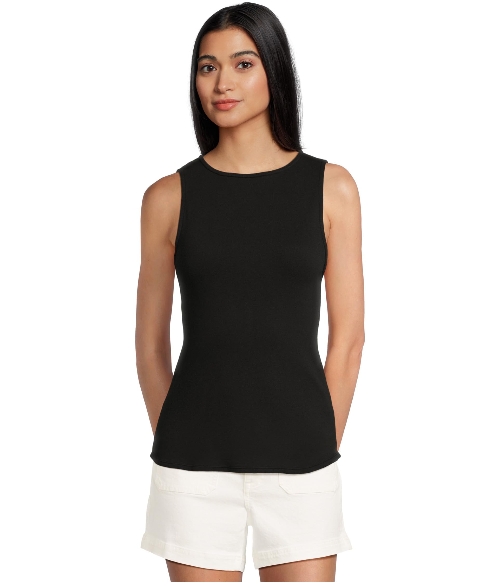 

Топ Mod-o-doc Hi-Lo Shirttail Slim Tank, черный