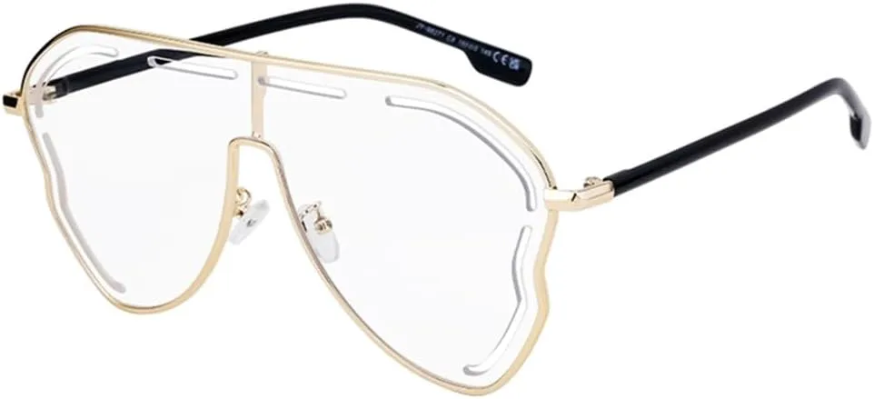 

Цельные солнцезащитные очки-щитки большого размера для женщин, специальные полые солнцезащитные очки для женщин, защита от ультрафиолета UV400 generic, 8