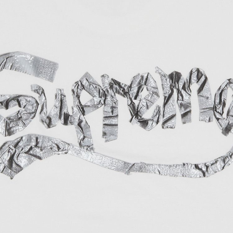 Футболка Supreme Tape Tee, White — фото 3