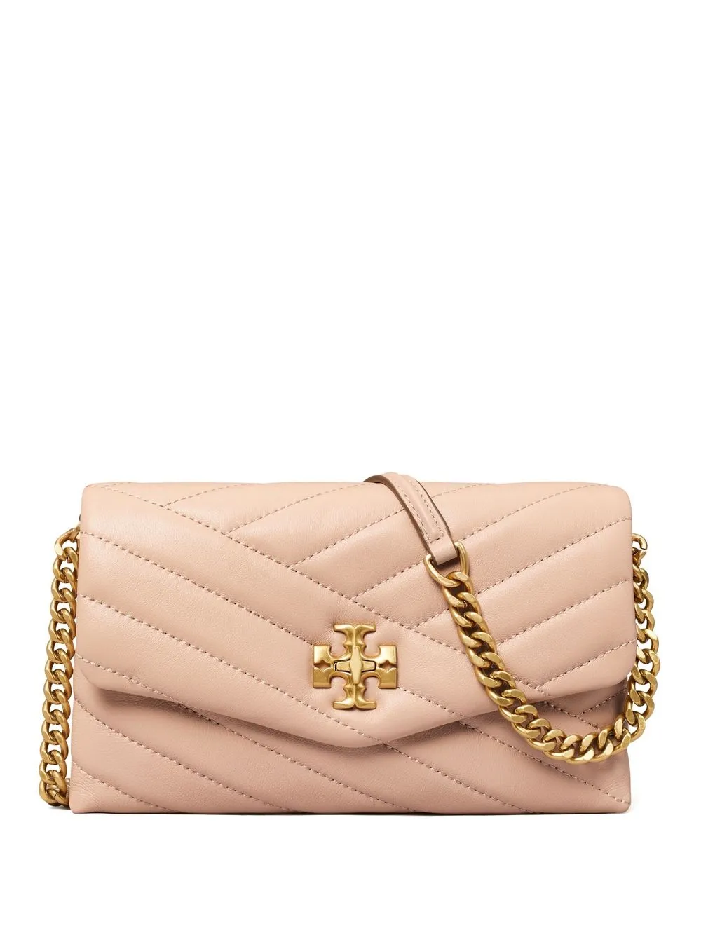 

Кошелек Kira Chevron Chain Tory Burch, розовый