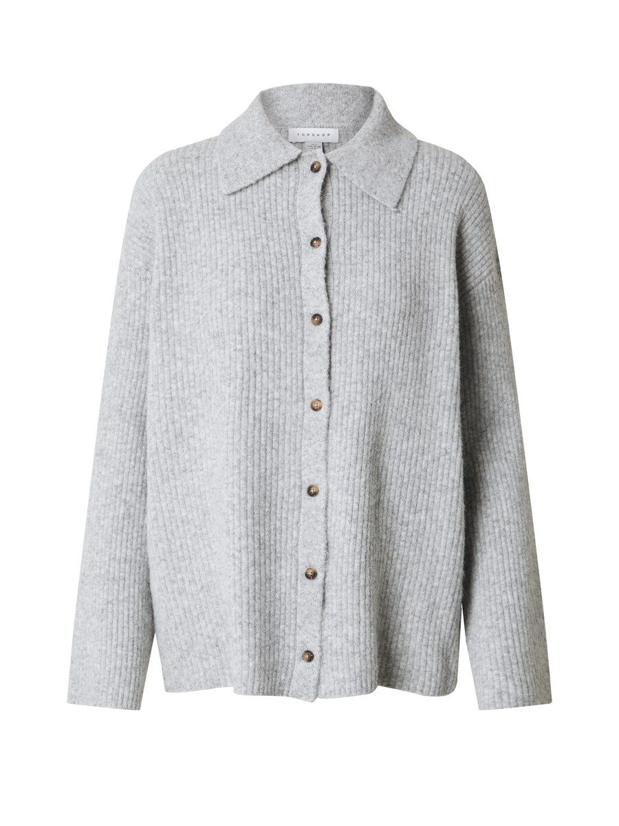 

Вязаный кардиган TOPSHOP, серый