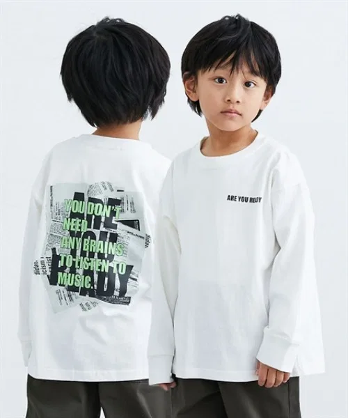 Детская футболка с принтом QUNTSTYLE Off-White