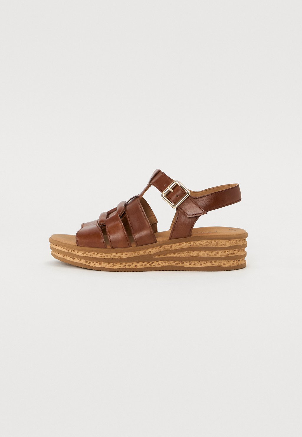 Босоножки на танкетке Platform sandals Gabor, цвет Camel