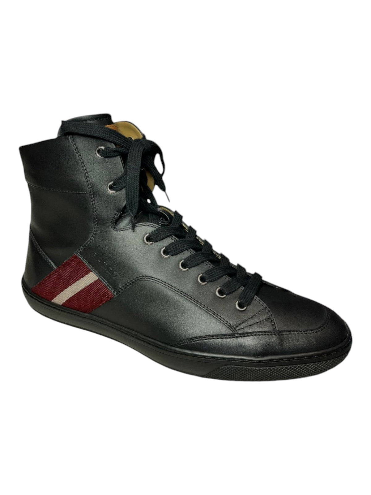 

Мужские кроссовки Bally Oldani 6227952 из черной кожи с высоким берцем