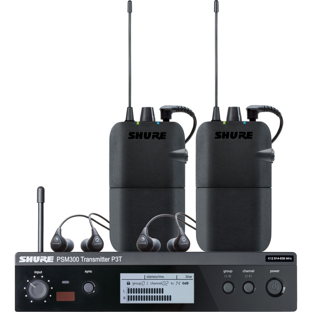 

Shure PSM 300 Twin-Pack Wireless In-Ear Monitor Kit