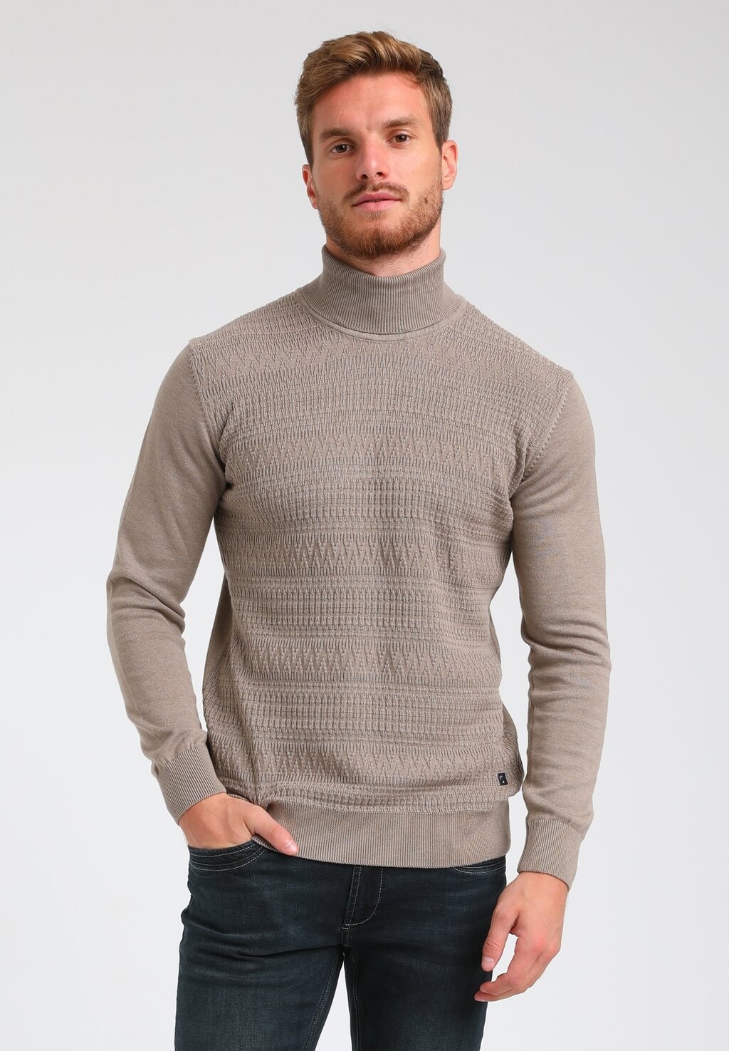 

Вязаный свитер Gabbiano, цвет soft taupe