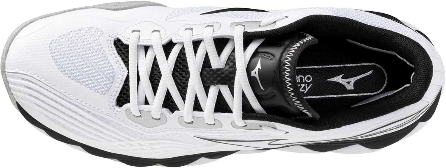 Кроссовки мужские Mizuno Wave Enforce Tour 2 AC, белый/черный — фото 4