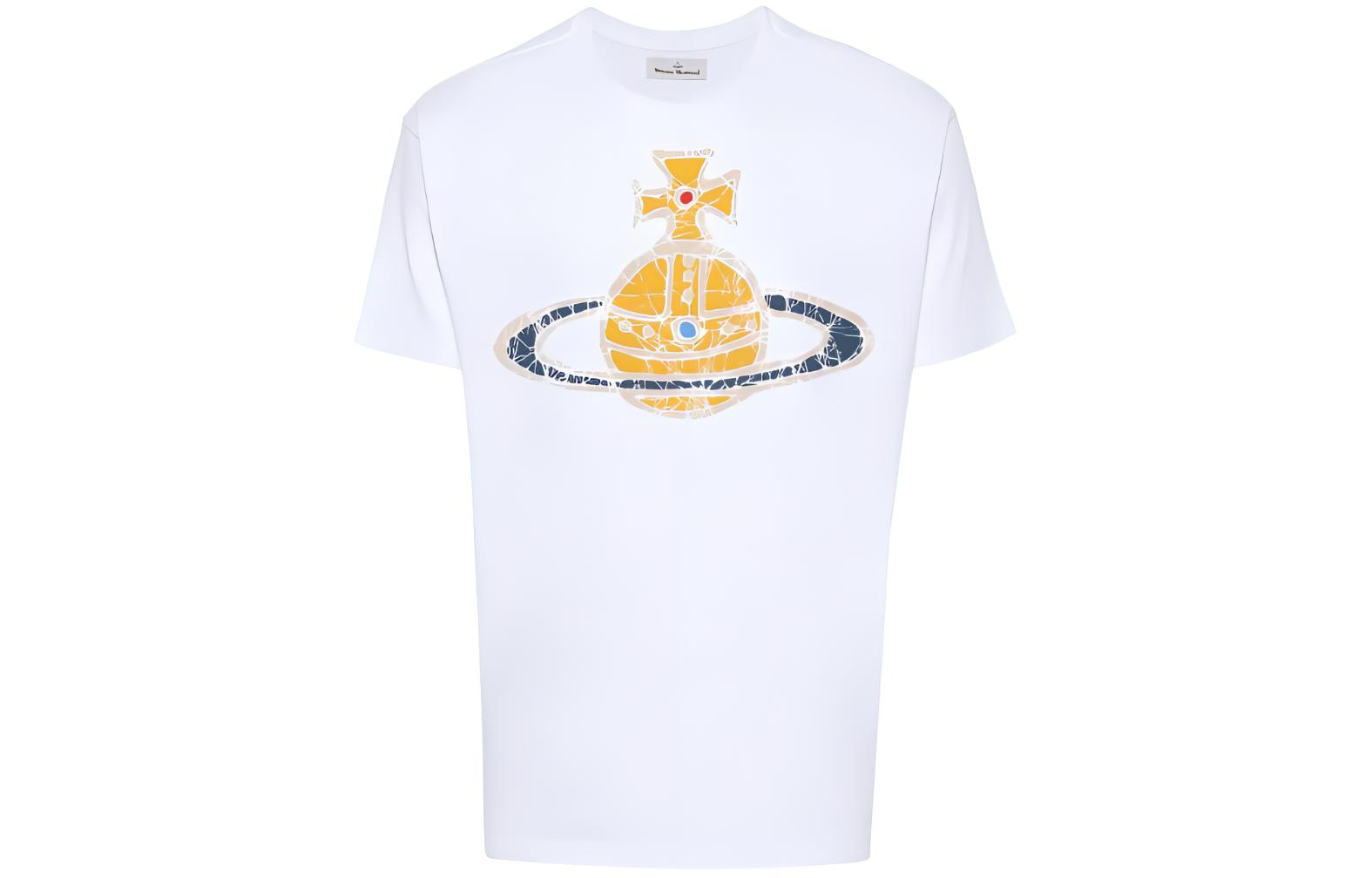 

Футболка с принтом в виде орбиты Vivienne Westwood, белый