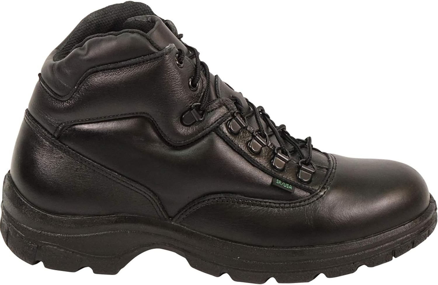 Мужские кроссовки Thorogood Soft Streets Ultimate Cross-Trainer - премиальная черная кожа с комфортной стелькой и противоскользящей подошвой; соответствуют стандартам Berry и сертифицированы почтой — фото 3