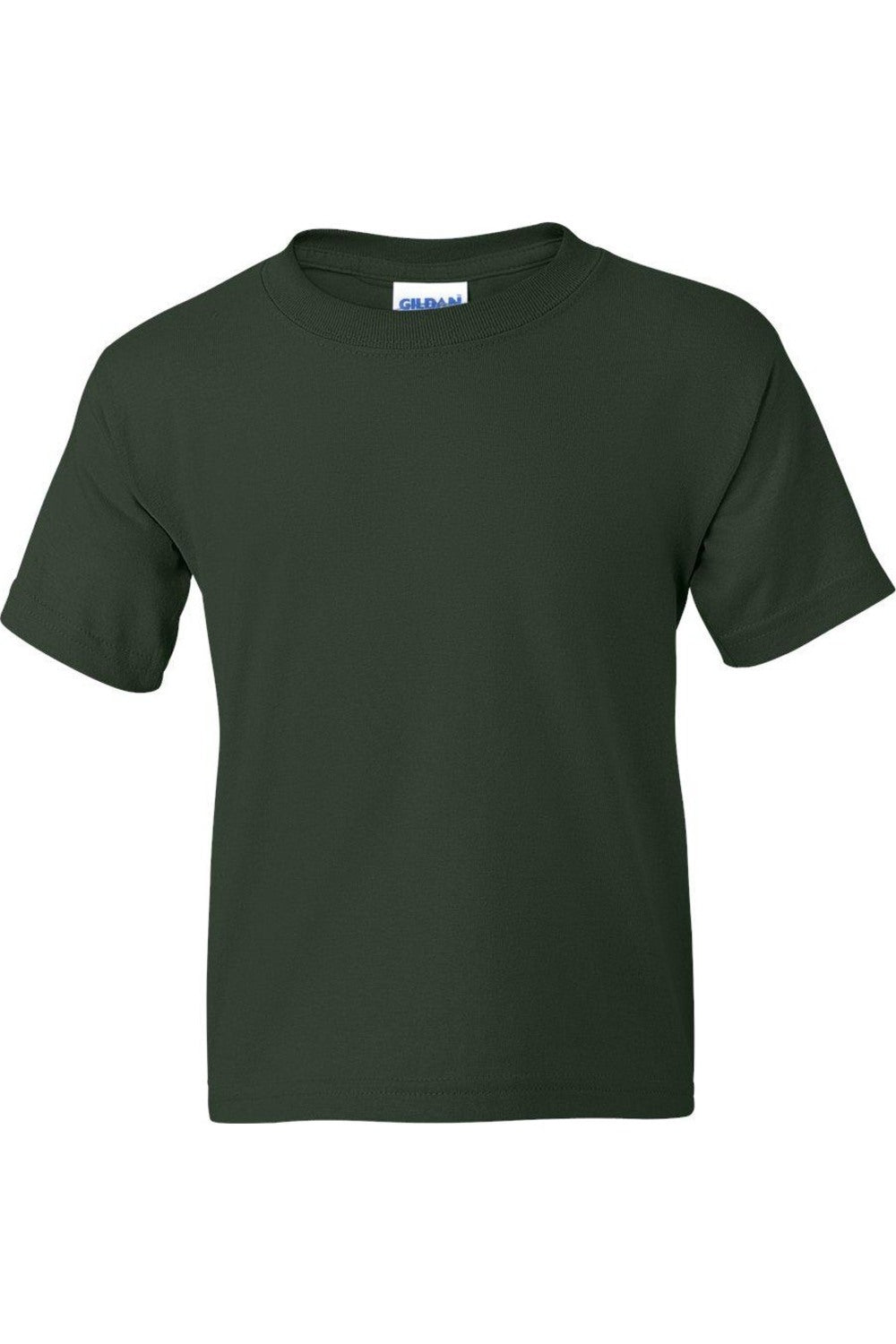 

Молодежная футболка Gildan DryBlend, цвет forest green