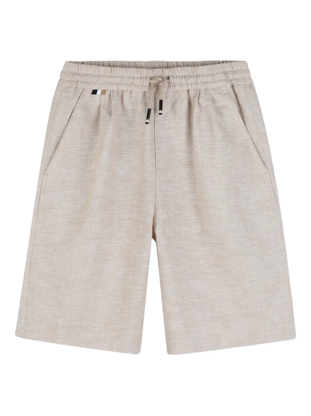 

Шорты с кулиской Boss Kidswear, бежевый