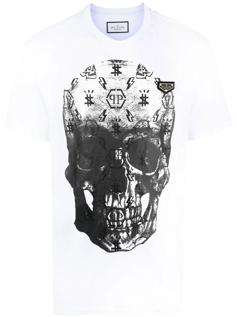 

Футболка с принтом Skull Philipp Plein, белый