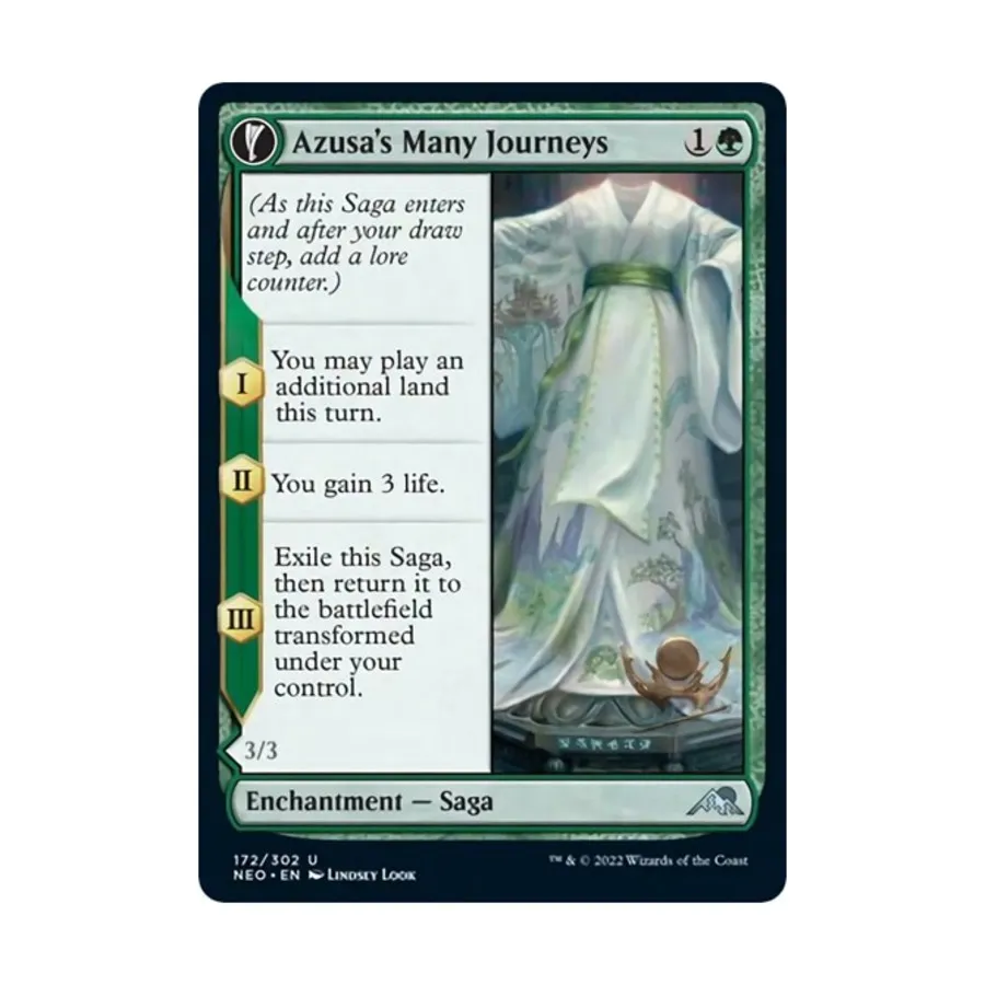 

CCG Множество путешествий Азусы (U), MTG - Kamigawa : Neon Dynasty