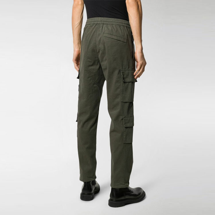 Брюки мужские Stone Island с нашивкой логотипа, зеленый — фото 4
