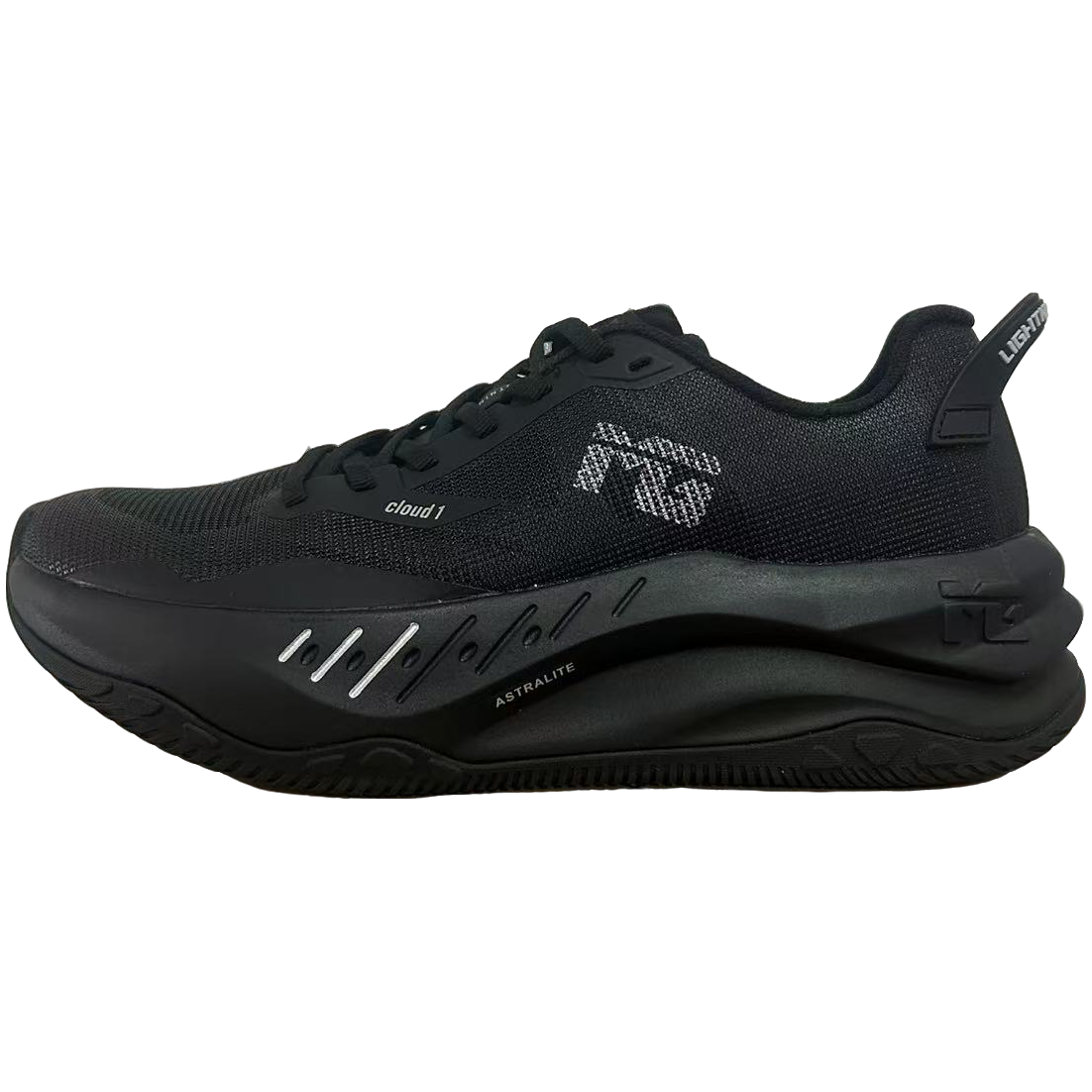 

MG x Cushioning, Wear Resistant Low top Supercritical Technology Running Shoes Unisex LIGHTNING PANDA, черный/серебряный