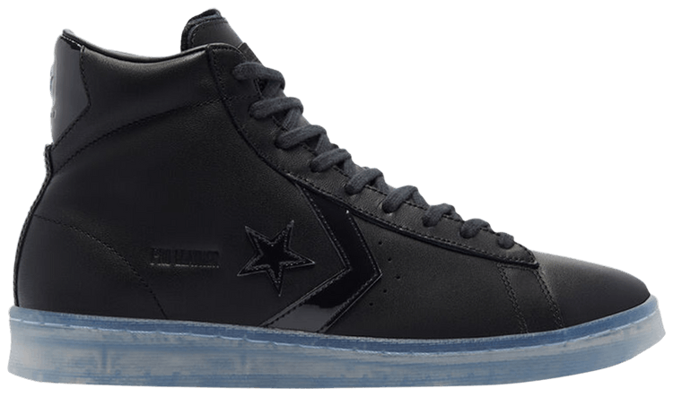 

Кроссовки Converse Pro Leather High 'Black Ice - Black Clear', черный