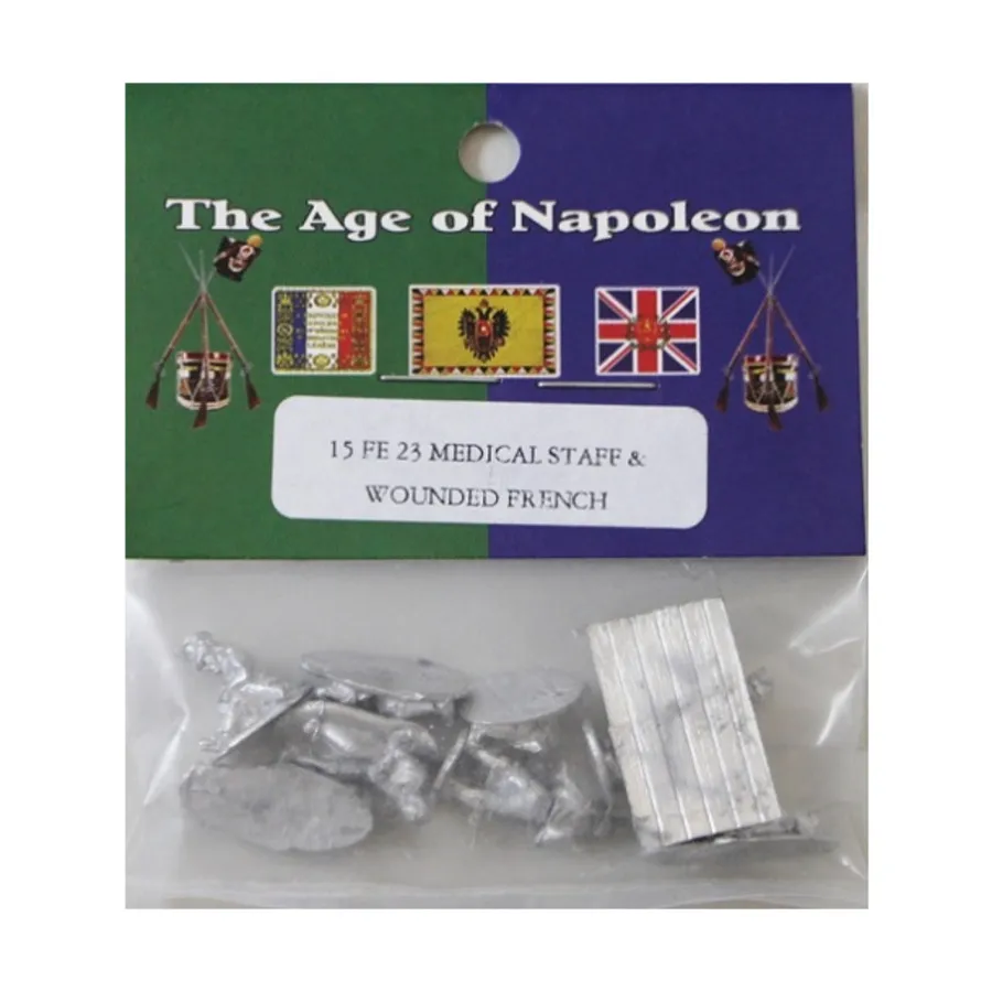 

Медицинский персонал и раненые французы, Age of Napoleon - French - Equipment (15mm) (Blue Moon)