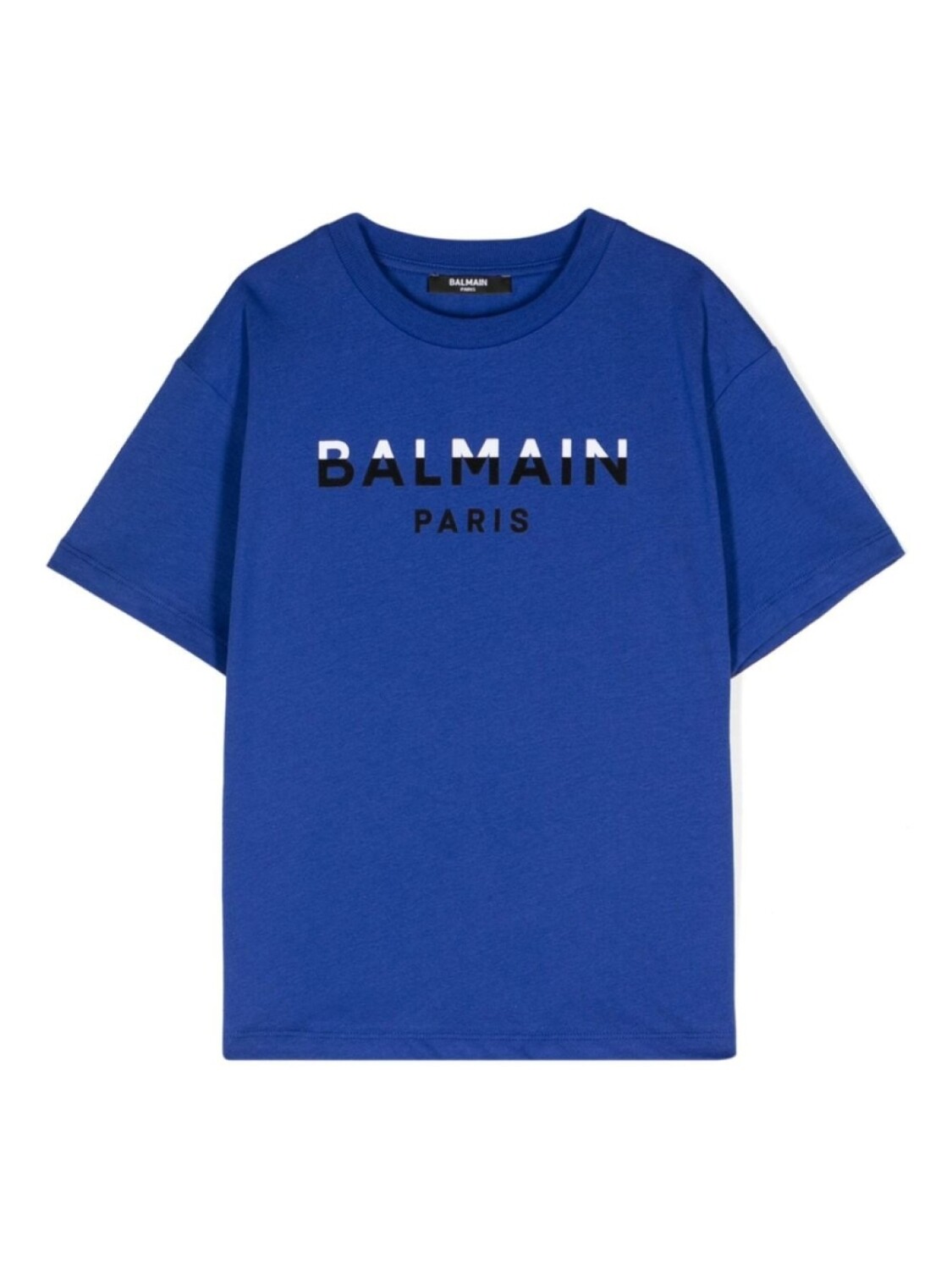 

Balmain Kids футболка с логотипом, синий