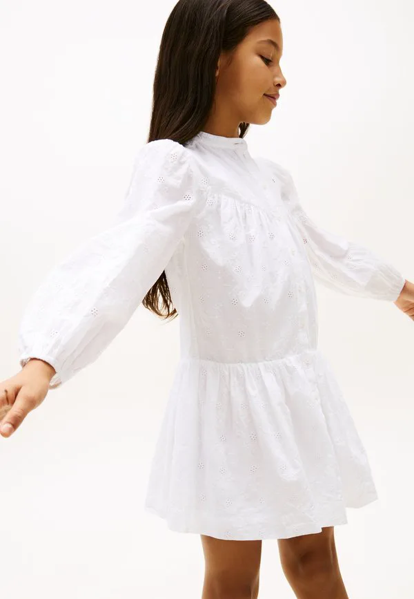 Платье-Рубашка broderie anglaise Tommy Hilfiger, White
