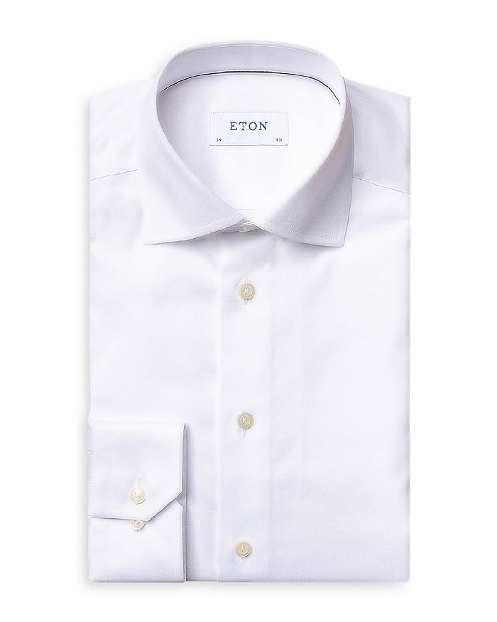 

Классическая рубашка из твила Eton Super Slim Fit, белый