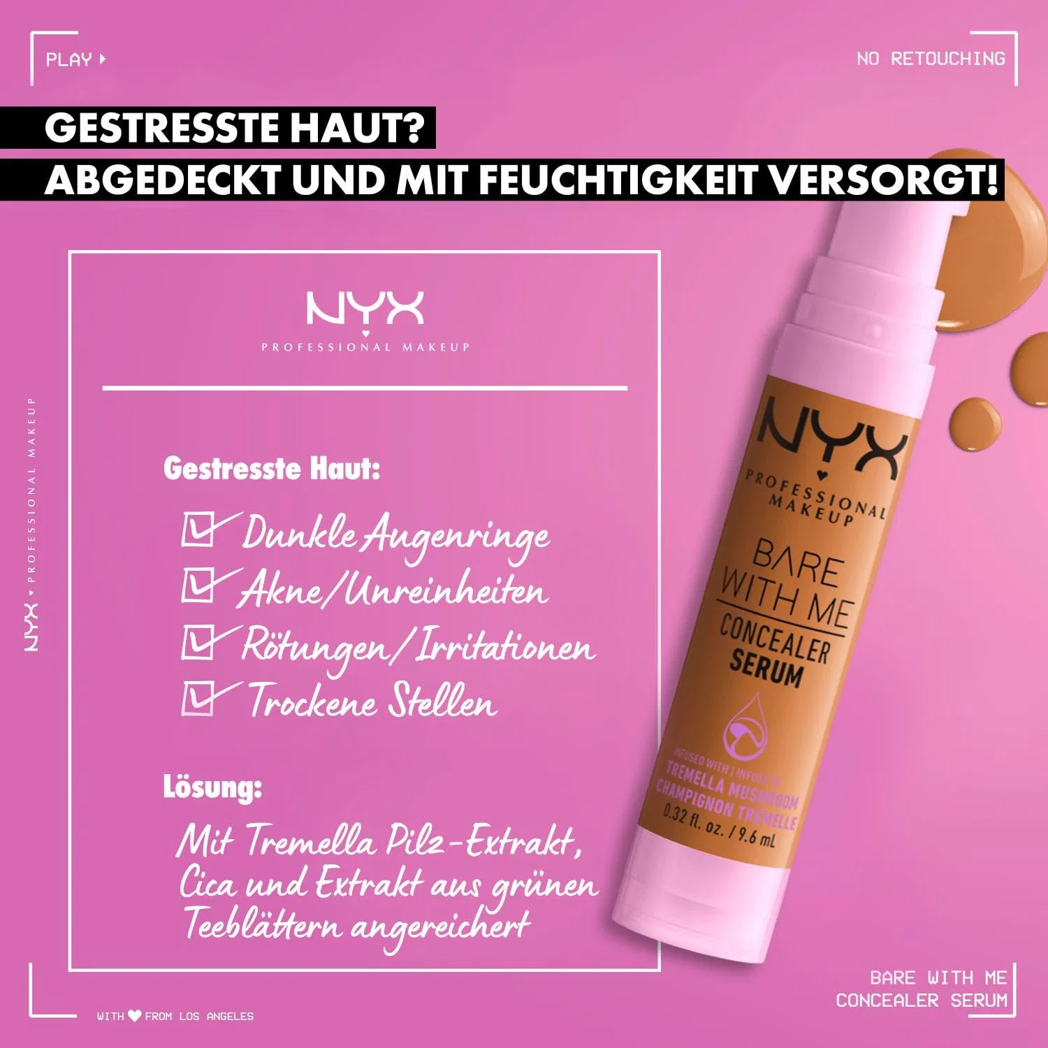 Сыворотка Nyx Professional Makeup — Консилер «Bare With Me» от , Fair — фото 4