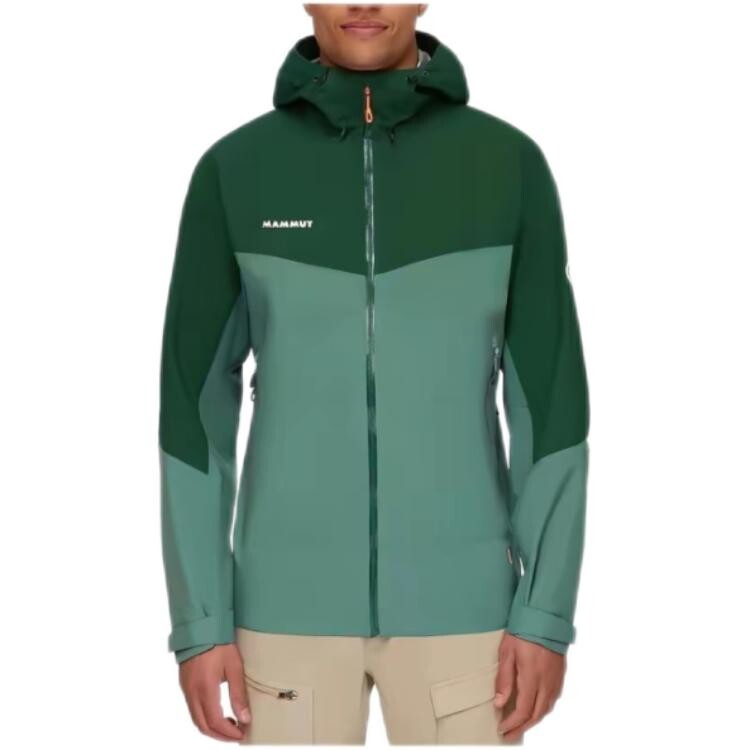 

Ветровка мужская Mammut, цвет New Mint Black/Neo Mint-Black