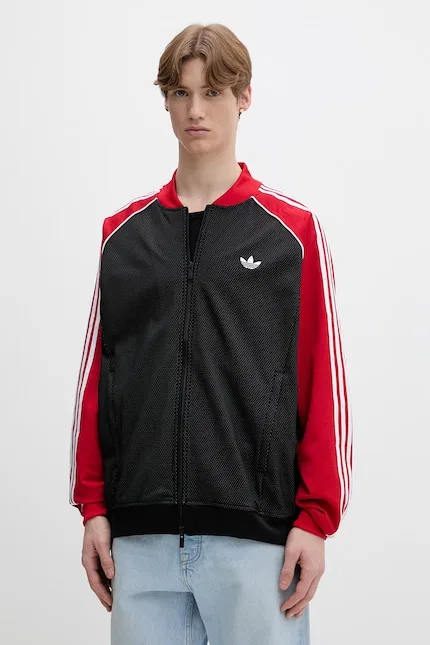 Олимпийка мужская на молнии Adidas Originals, черный