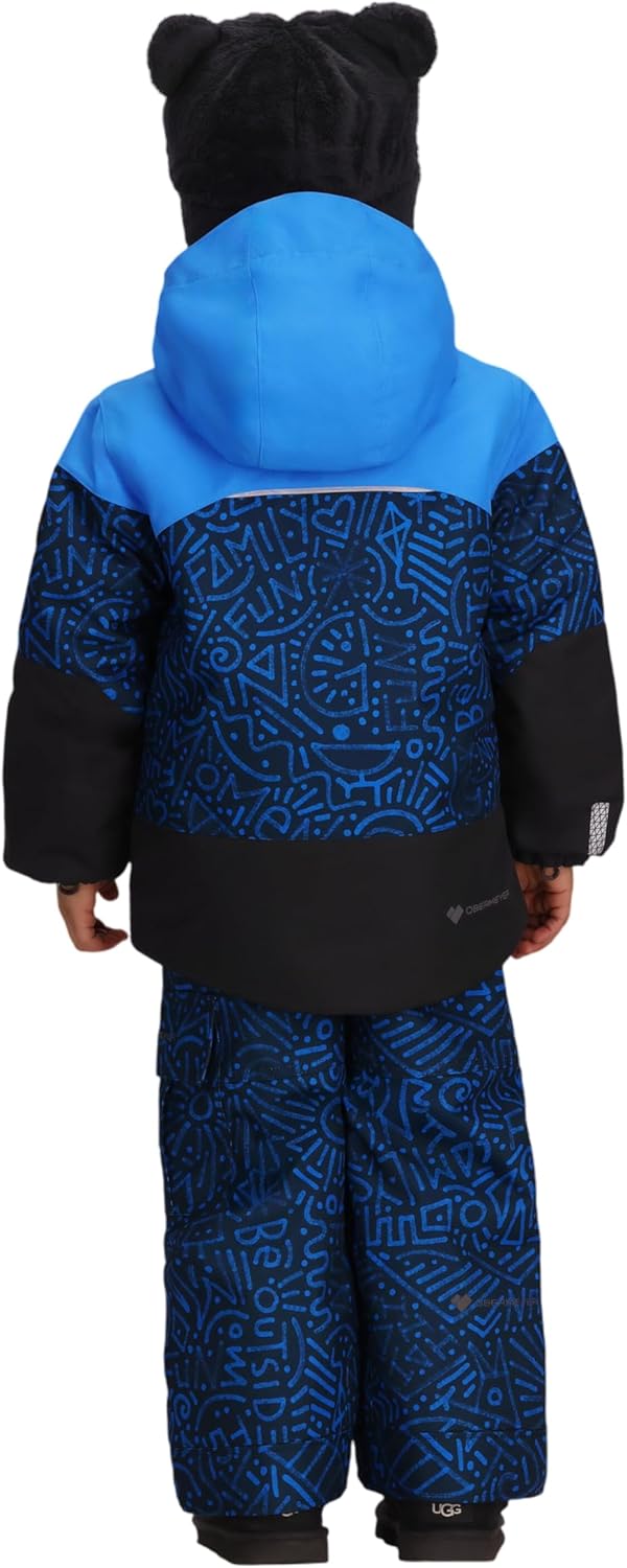Горнолыжная куртка Obermeyer Boys Altair, утепленная и водонепроницаемая, с системой Kids I-Grow, Blue Get Outside — фото 3