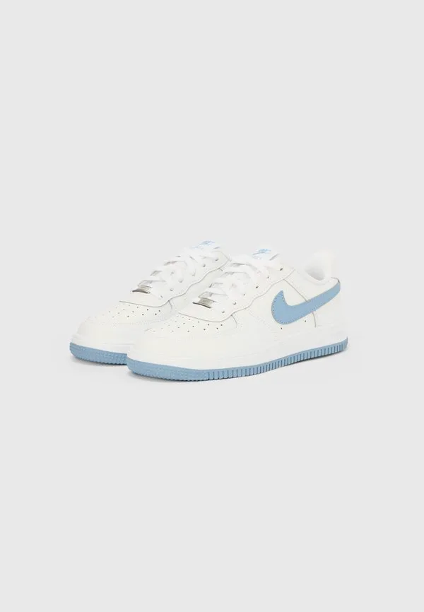 Кроссовки force 1 унисекс с низкой посадкой Nike Sportswear, White/Work Blue — фото 2