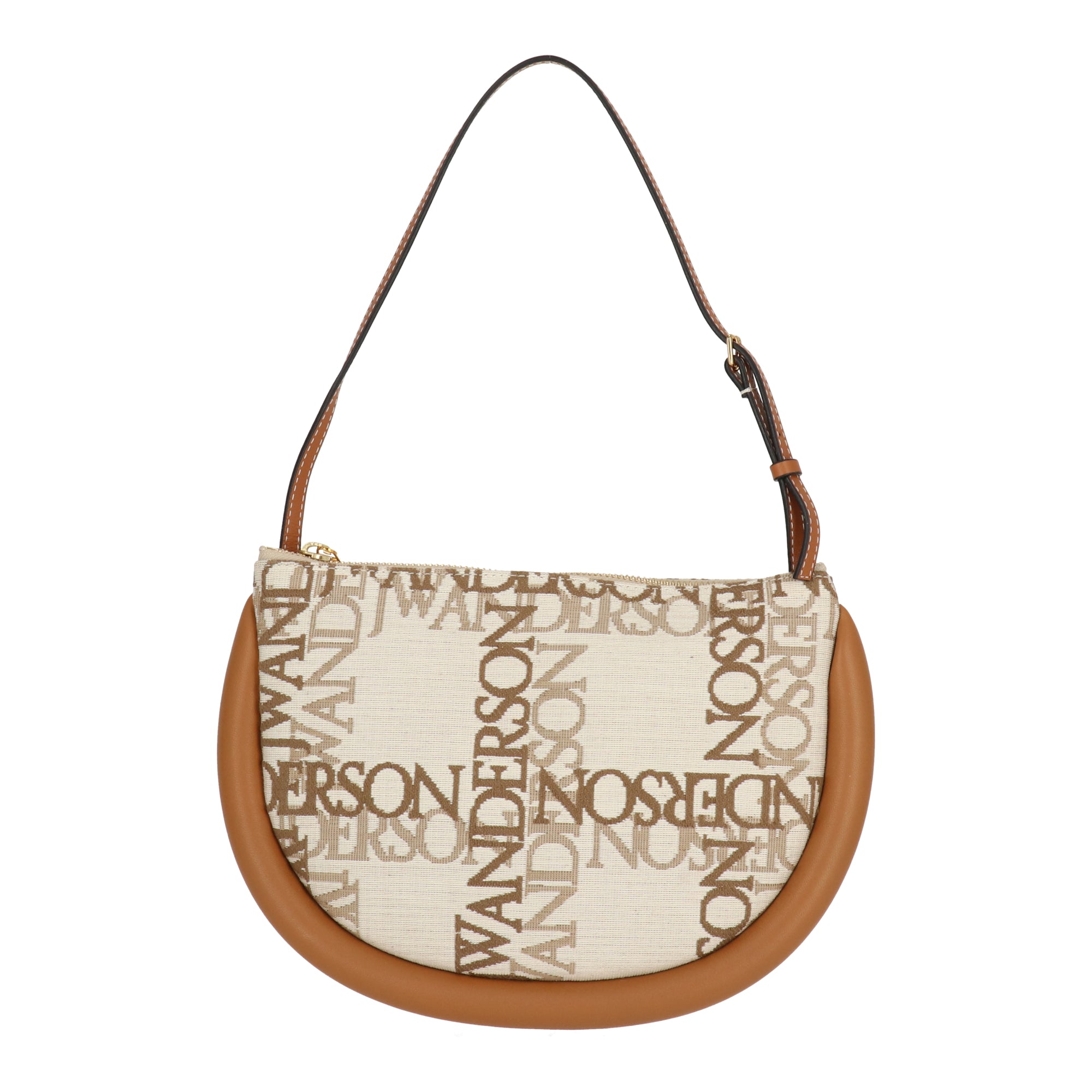 

Сумка через плечо J.W.Anderson женская бежевая в разноцветный принт JW Anderson