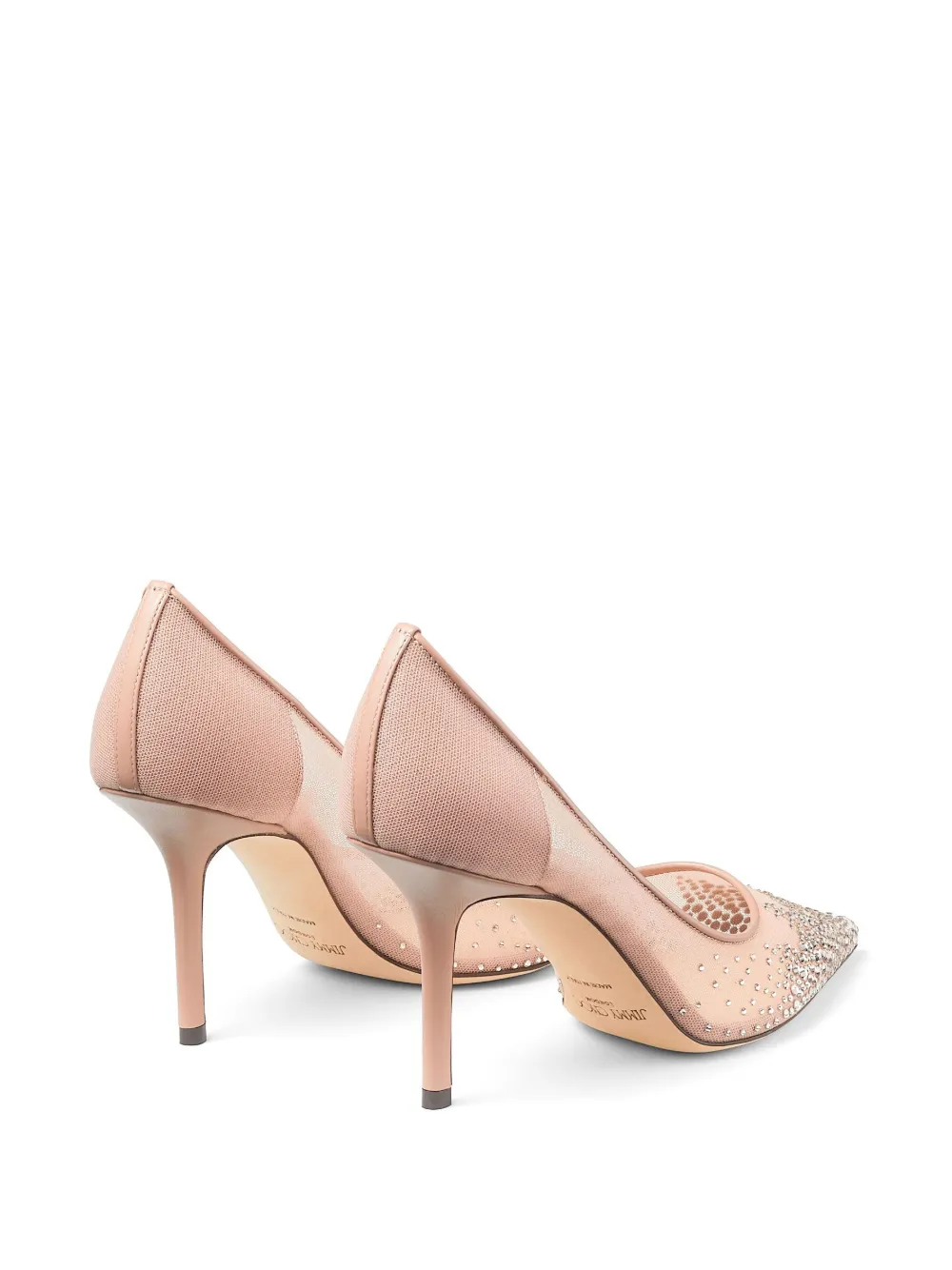 Туфли-лодочки Love 85 с кристаллами JIMMY CHOO, розовый — фото 3