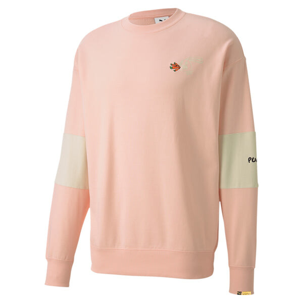 

Куртка x randomevent crew sweatshirt Puma, розовый