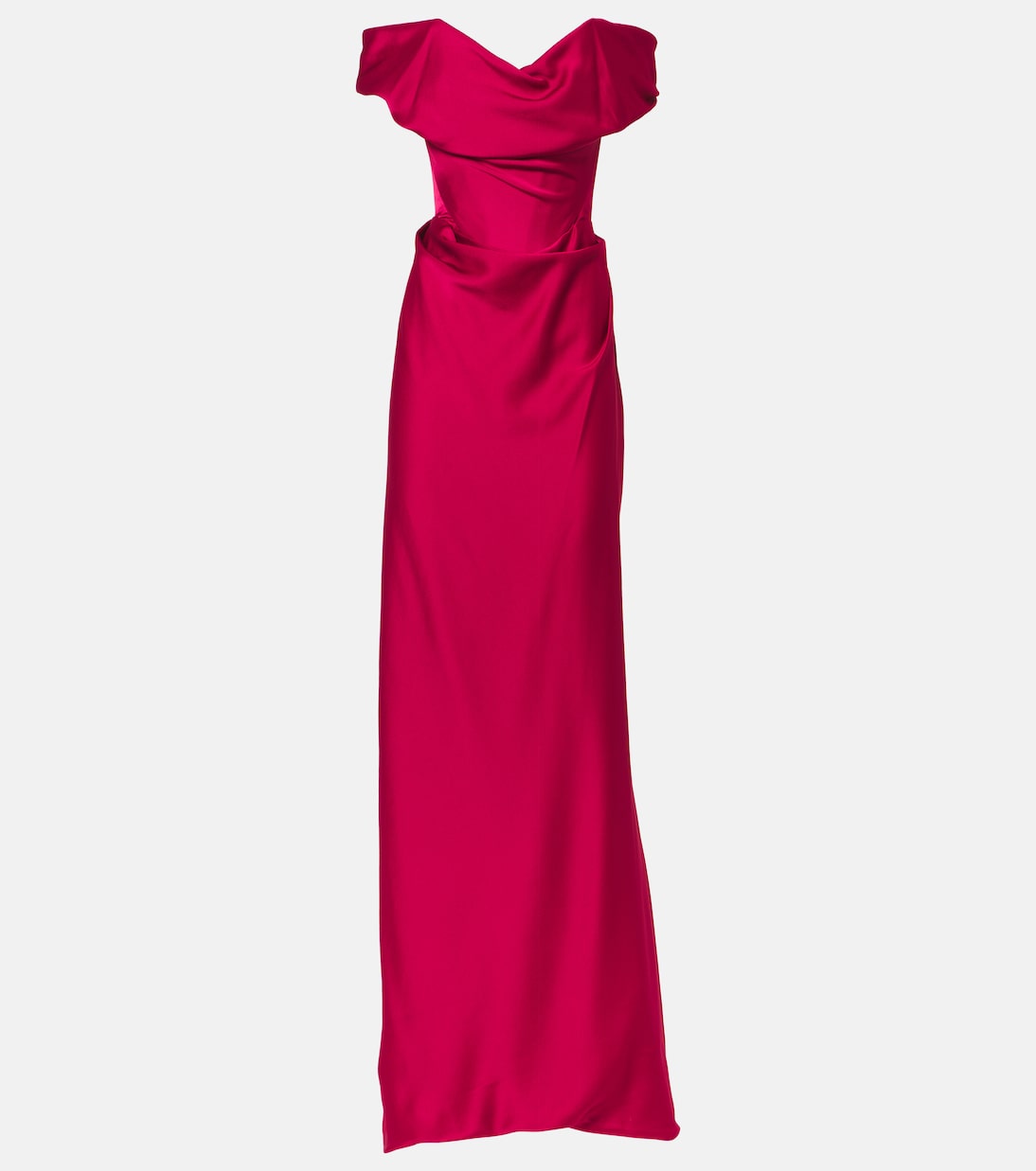 

Атласное корсетное платье Nova Cocotte Vivienne Westwood, бордовый