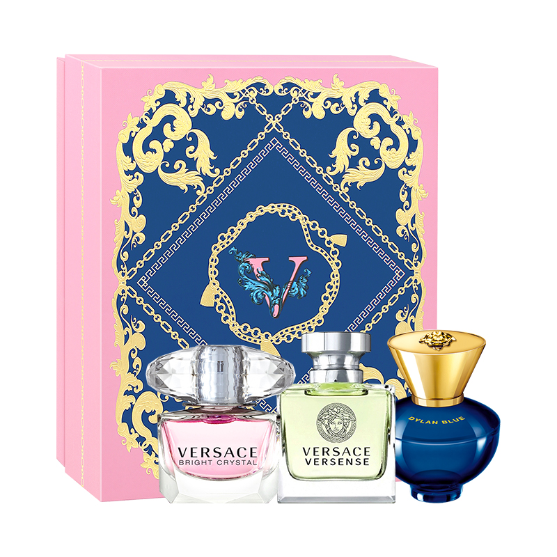 

Мини-наборы женских духов с цветочными и фруктовыми нотами VERSACE