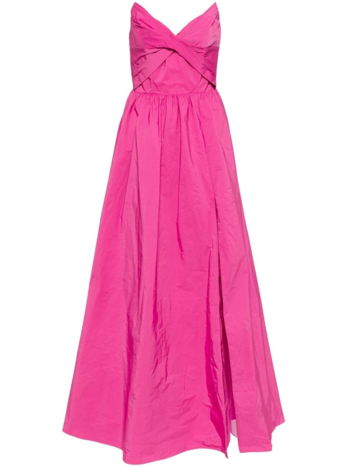 

Marchesa Notte платье с плиссировкой, розовый