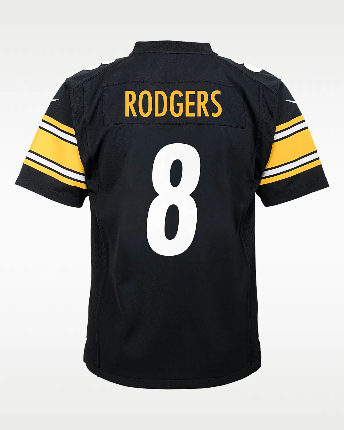 Детская большая футболка Nike NFL Game Jersey Aaron Rodgers Pittsburgh Steelers, Black — фото 2