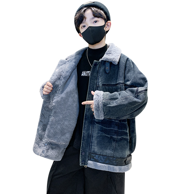 

Утепленная куртка для детей 3-7 лет PROTECTCAMEL, 25 синий серый