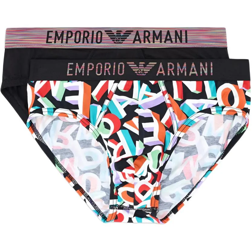 Мужские трусы 2 шт EMPORIO ARMANI, Multicolor