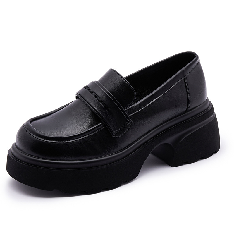 ZUOSAISI Женские лоферы черные матовые, цвет Matte Black