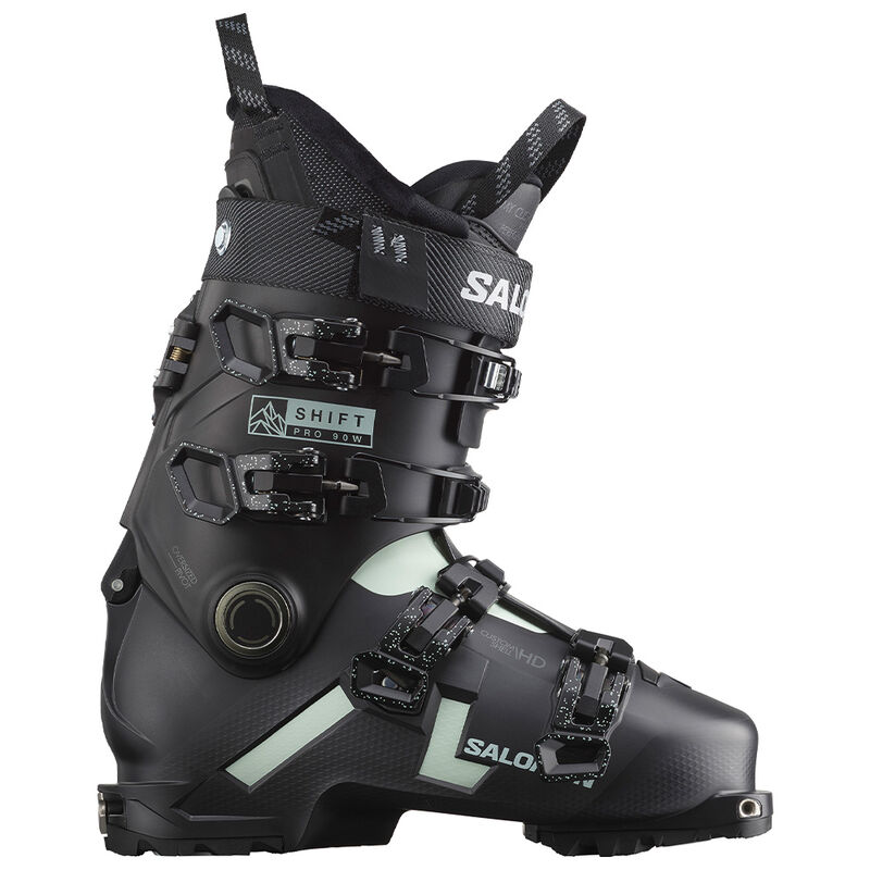 

Женские фрирайд-ботинки Pro 90 AT GW Salomon, black/white moss/beluga