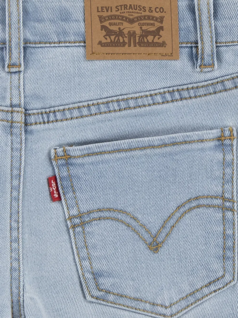 Джинсовые шорты Levi'S Kids, синий — фото 3