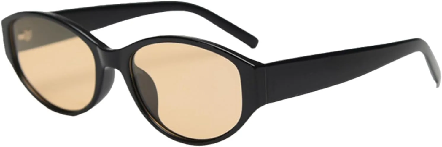 

Солнцезащитные очки в стиле «кошачий глаз» в ретро-стиле, поляризованные, маленькая оправа, женские, черные с оранжевым оттенком SZVVBKK, Black With Orange