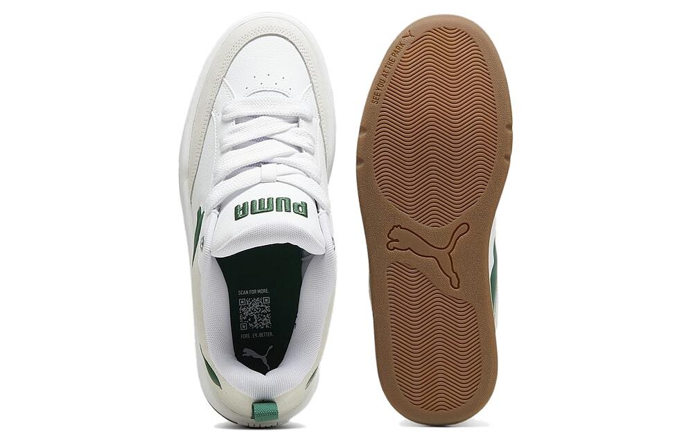 Обувь для скейтбординга Puma Park Lifestyle унисекс, White/Green — фото 4
