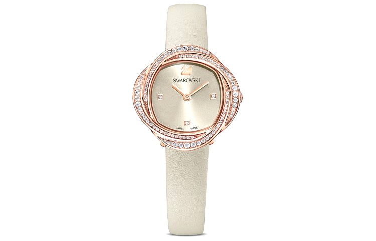 

Swarovski Часы Crystal Flower Wrist Watch Quartz Movement Gold Dial Women's Watch