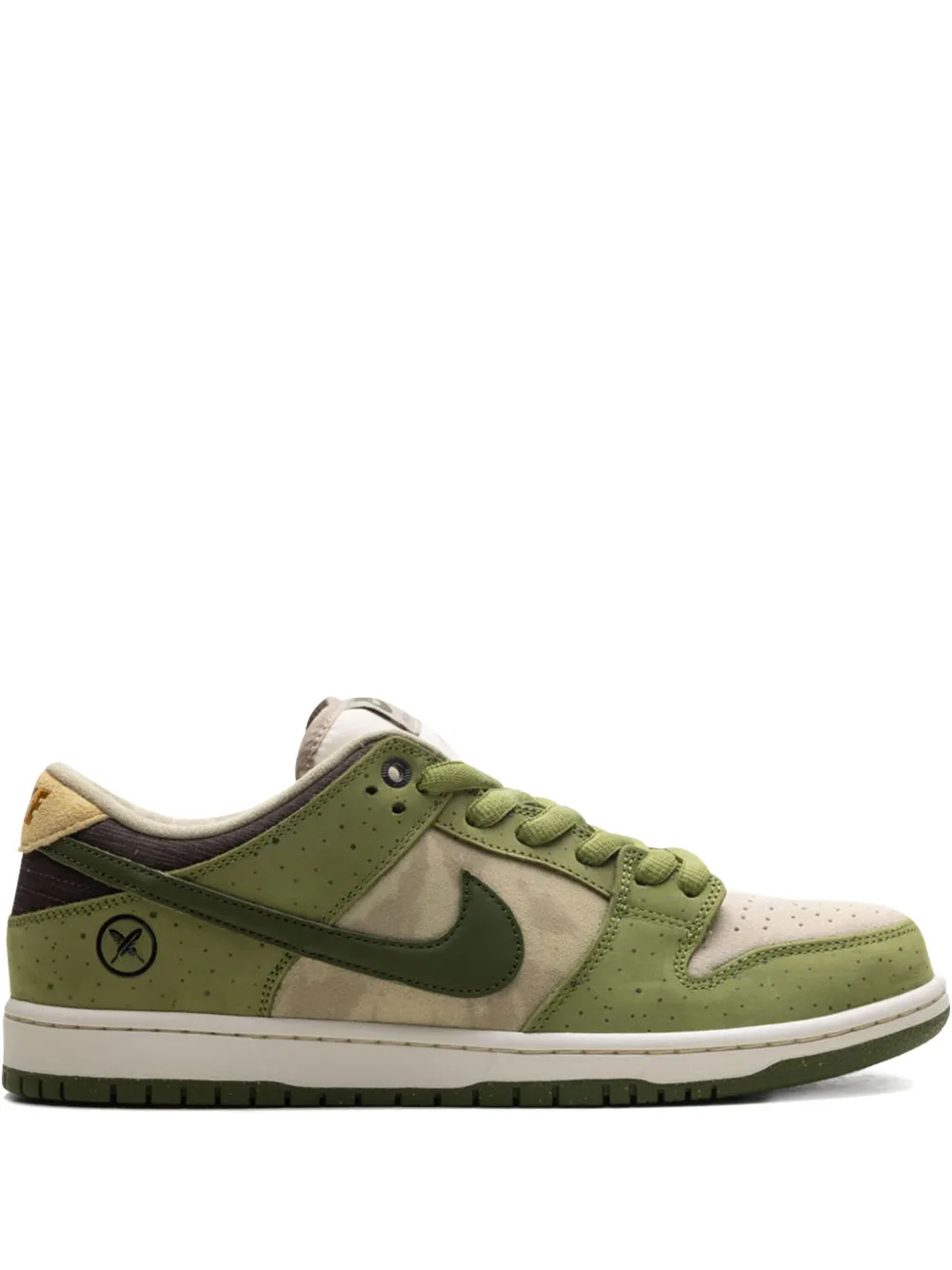 

Кроссовки Dunk Low Asparagus/Legion Green/Light Khaki/Dark Loden/Sesame/Burnt Sienna из коллаборации с Yuto Horigome Nike, зеленый