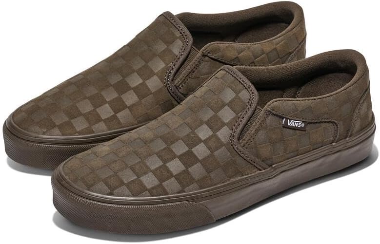 Мужские слипоны Vans Asher, коричневый — фото 2