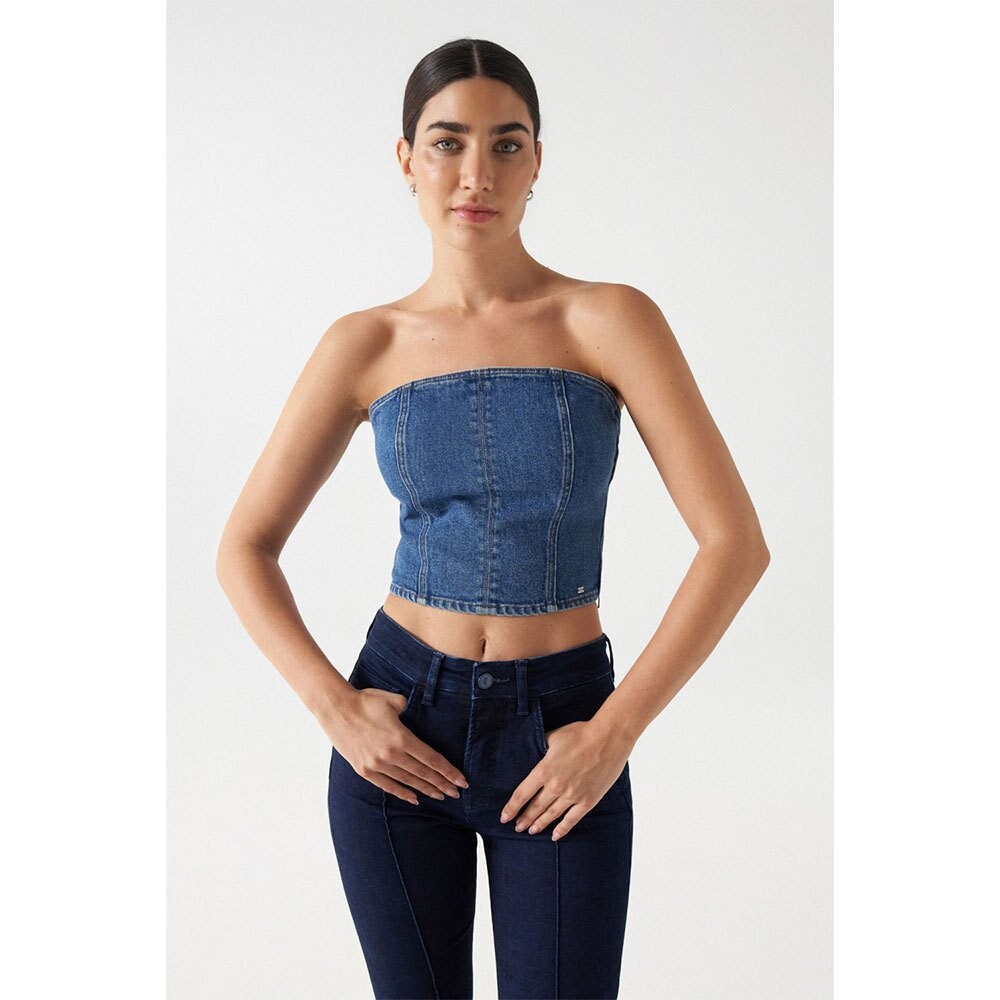 

Футболка без рукавов Salsa Jeans 21007210 Bustier, синий