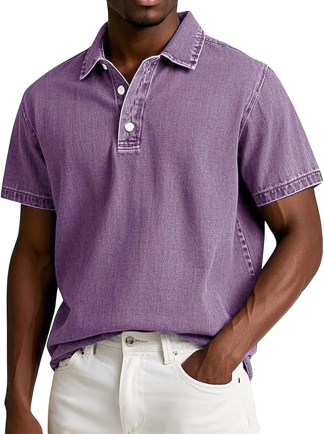 

Поло с коротким рукавом для мужчин, летняя, slim fit, однотонная evzosrz